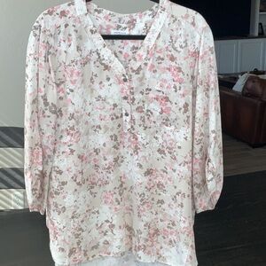 Westbound (Dillards) Floral Top